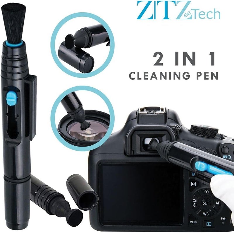 ZeeTech 49mm Accessory Bundle for Canon EOS: R50, R100, M5, M6 Mark II, M6, R10, R7 + Wide Angle + Telephoto Lens + 4 Pieces Close-Up Lens Filter Kit + More (19pc Bundle) - Image 5